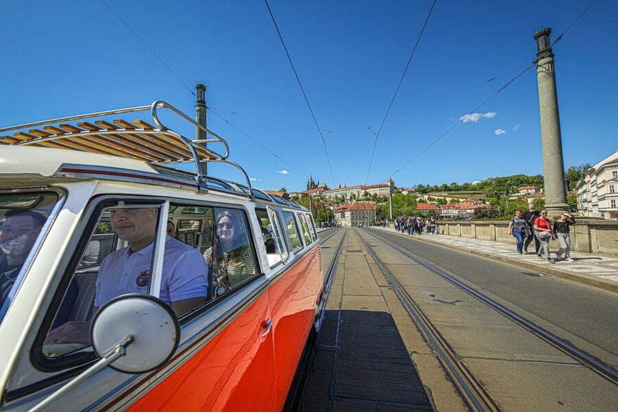 Prague: Private Sightseeing Tour in original VW Samba bus - A flexible cancellation policy for changing plans
