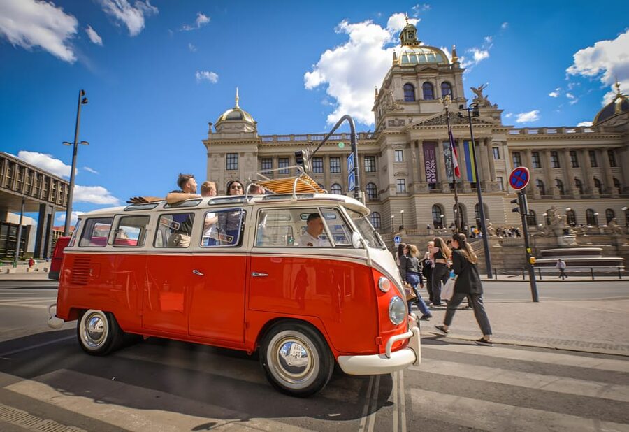 Prague: Private Sightseeing Tour in original VW Samba bus - What the route can offer at its photo stops