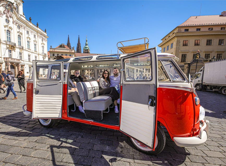 Prague: Private Sightseeing Tour in original VW Samba bus - The driver-guide and the value of live commentary