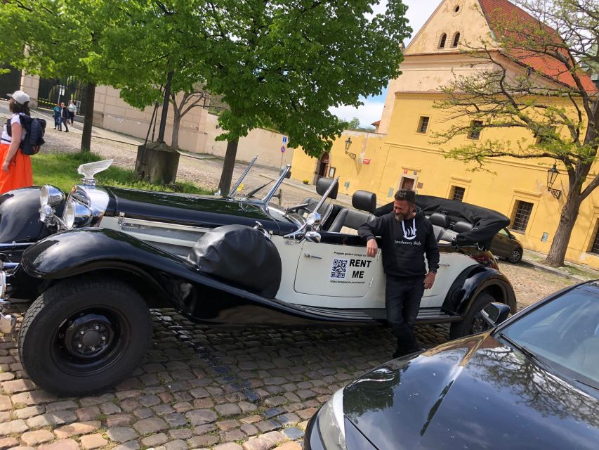 Prague: Private Tour by Vintage Car - Dancing House and the National Theatre