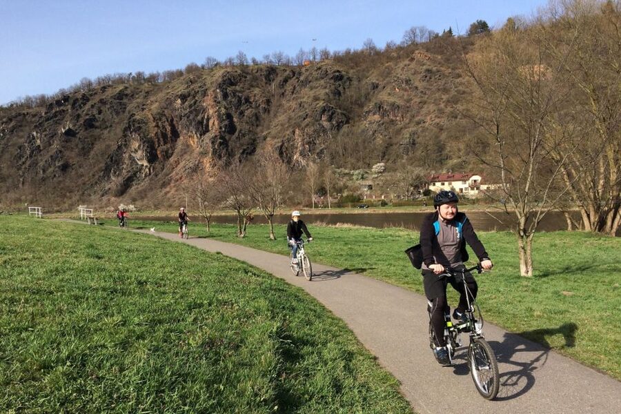 Prague: River & Park Bike Tour to Troja Chateau - Starting on Dlouhá Street near Old Town Square