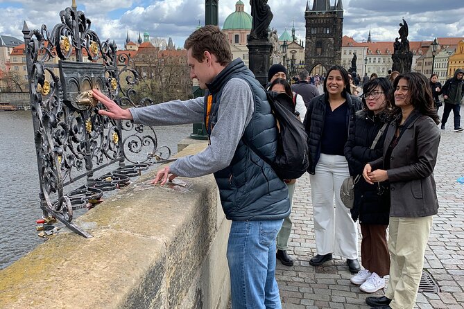 Prague’s TOP Sights - Old Town, Jewish Quarter, Charles Bridge (Tip-based tour) - Charles Bridge, statues, and the Vltava