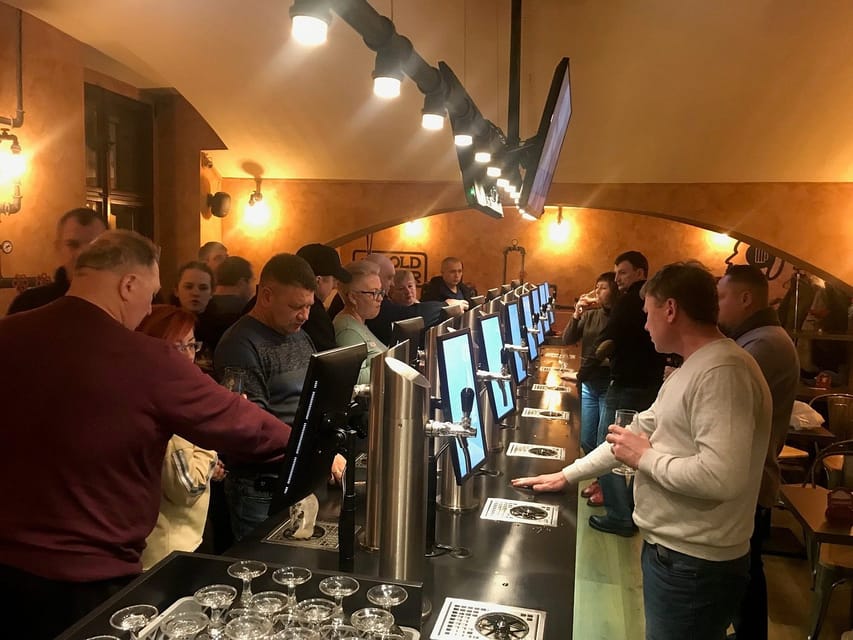 Prague: Self-Pour Czech Beer-Tasting Experience - How the tasting works at the taps