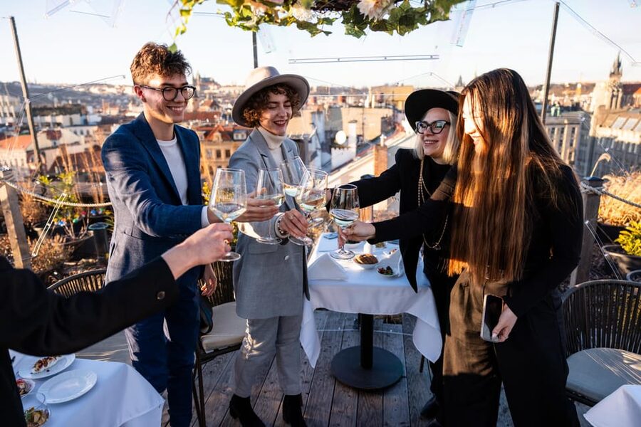 Prague: Sky Bar Aperitivo Menu with Drink & Panoramic Views - What this Prague sky bar experience is really like