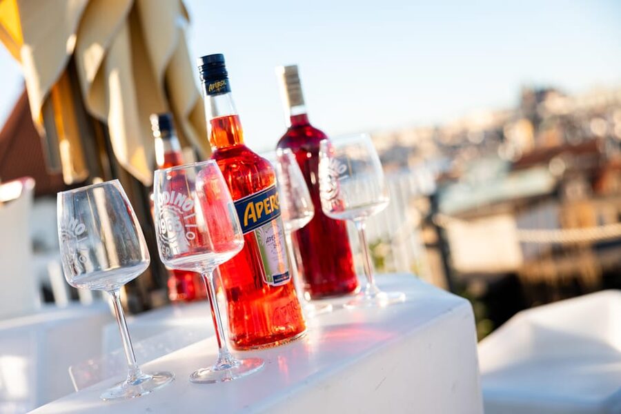 Prague: Sky Bar Aperitivo Menu with Drink & Panoramic Views - Four menus, from cheese and olives to duck pâté