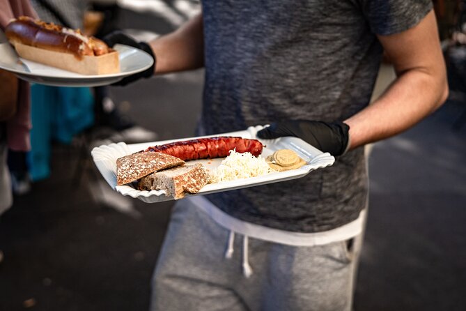 Prague Snack & Stroll: Private Food Tour with Your Local Buddy - VNITROBLOCK, where an old factory becomes a food stop