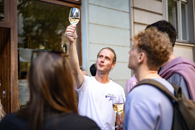 Prague Snack & Stroll: Private Food Tour with Your Local Buddy - Church architecture between food stops
