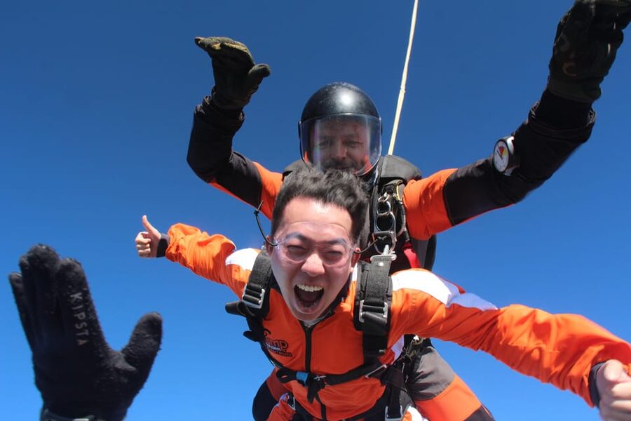 Prague: Tandem Skydiving 14,000ft over Prague with Transfers - One minute of free fall at 200 kph