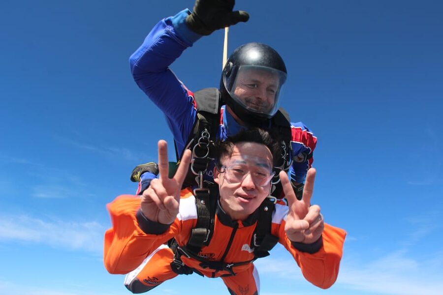 Prague: Tandem Skydiving 14,000ft over Prague with Transfers - Seven quiet minutes under the parachute