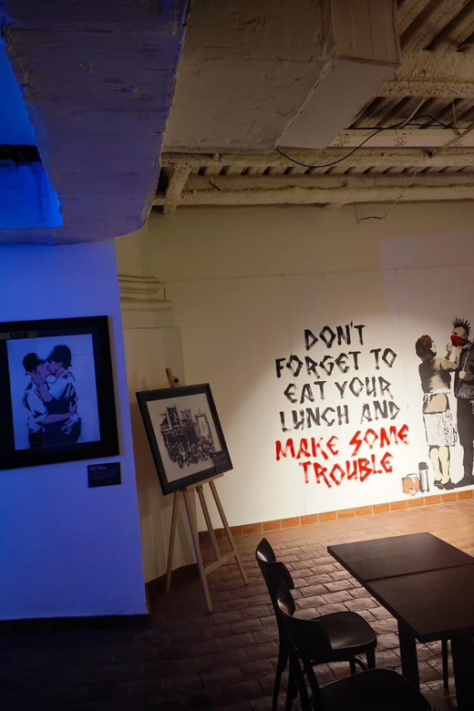 Prague: The World of Banksy Immersive Experience Ticket - Entering Banksy’s Prague church setting
