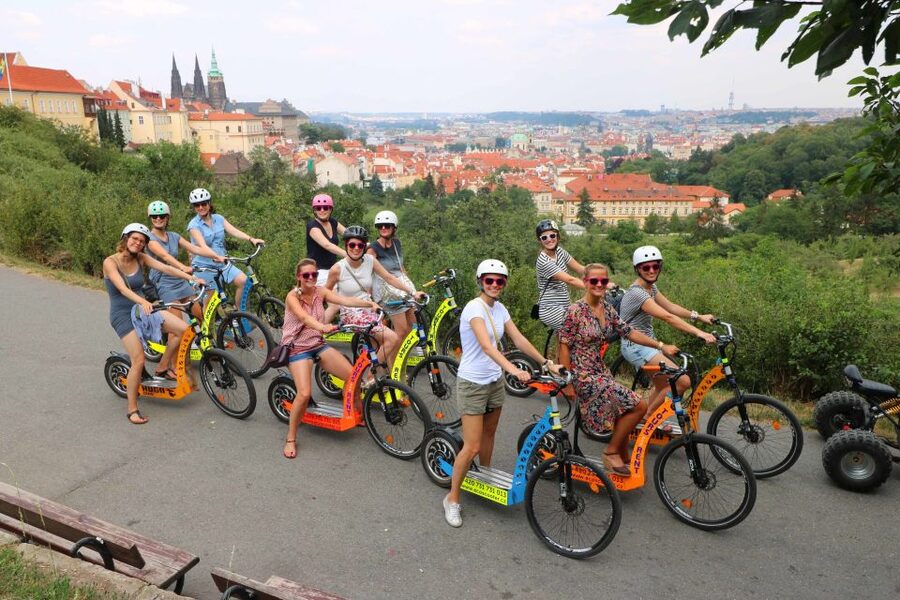 Prague: Tour by Electric Scooter or Cruiser eBike - From Lennon Wall to Kampa Island