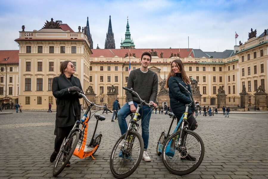 Prague: Tour by Electric Scooter or Cruiser eBike - What the $76 Price Includes