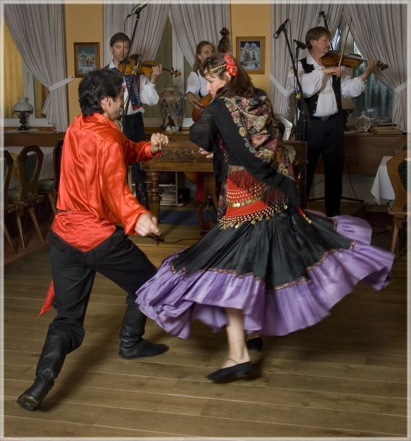 Prague: Traditional Folklore Evening with Dinner & Music - From hotel pickup to the wine cellar