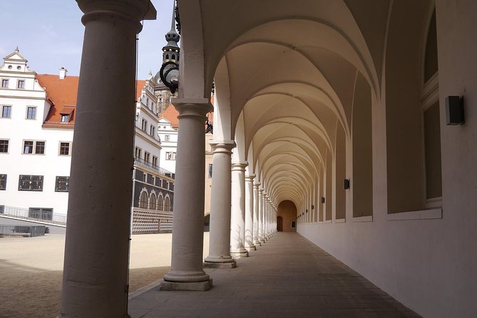 Private Dresden day trip from Prague by Mercedes van - Zwinger Palace: Baroque drama without a full museum visit