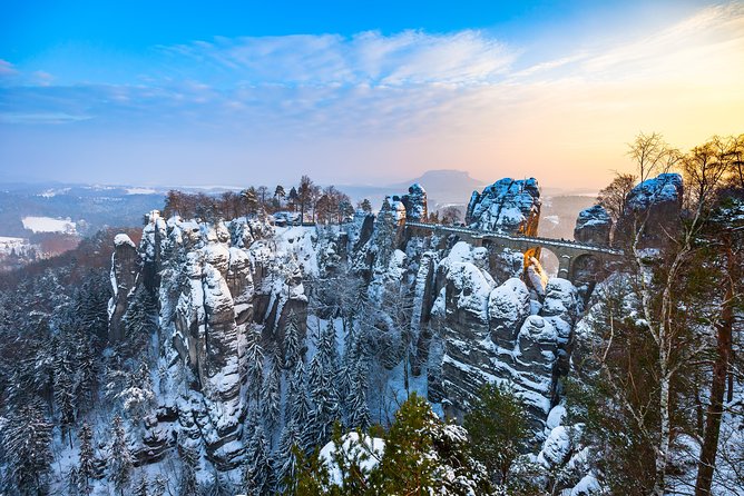 Private Tour: The Best Of Saxon Switzerland From Prague: Bastei Bridge & Dresden - Walking across Bastei Bridge