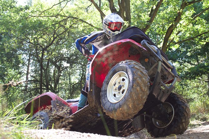 Quad ride adventure Prague - From central Prague to the Milovice base