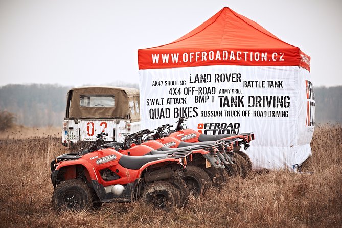 Quad ride adventure Prague - Price and what you receive for $133.38