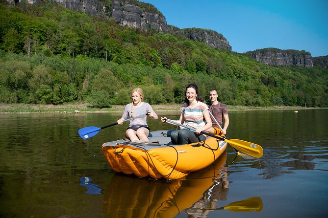 Rafting from Děčín to Bad Schandau and back on bikes - Cycling back on the Elbe route