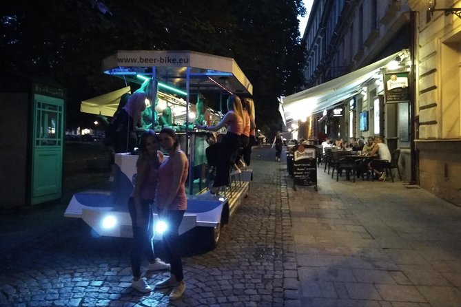 Sightseeing Tour in the Czech Republic: Beer Bike in Pilsen - Music, lights, and the DEPO2015 afterparty