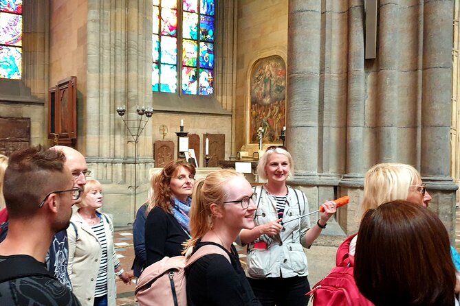 Skip the line: Prague Castle Interiors Tour with Local Guide - The tram ride and the hilltop setting