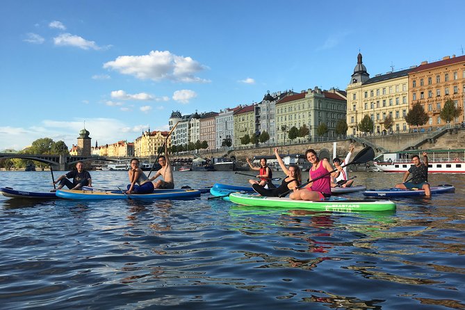 Stand-Up Paddleboarding on the Vltava River in Prague - Why the Vltava is a fine place to see Prague