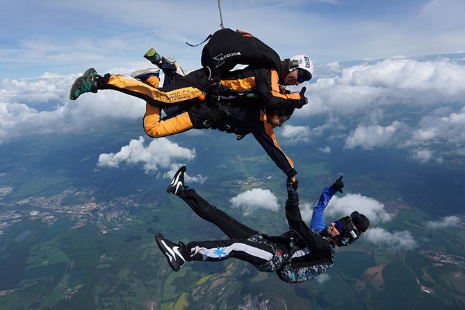 Tandem Skydiving Adventure in Prague - The climb to 4,200 meters