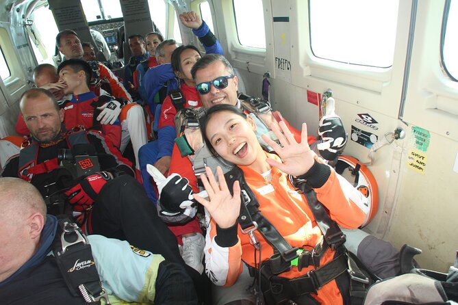 Tandem Skydiving in Prague - Tandem Jump with transfers! - Landing, certificate, and the souvenir shirt