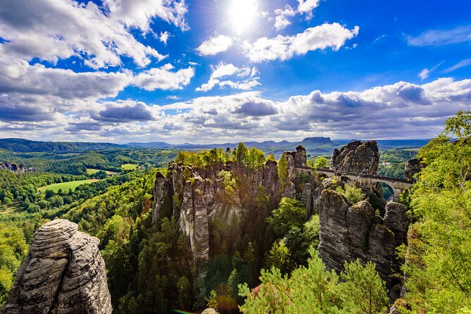 Terezin Camp & Bohemian Switzerland with Tisa&Bastei From Prague - Tisa Cliffs: sandstone, forest, and a touch of Narnia