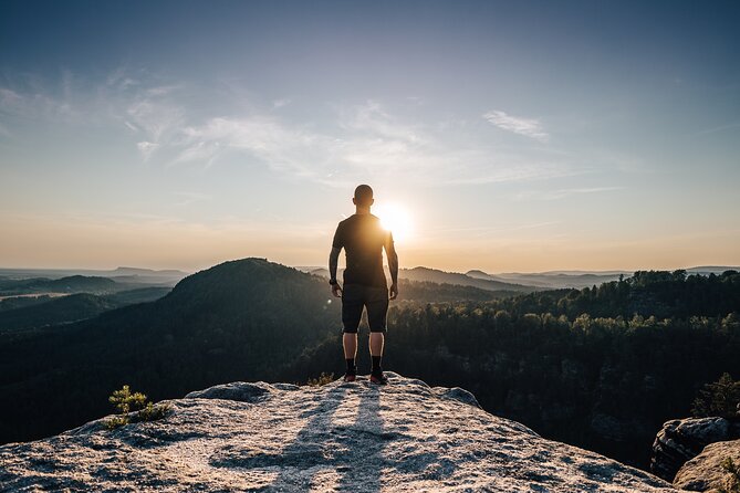 The Best of Bohemian and Saxon Switzerland Day Trip from Prague - Bastei Bridge and the first great views