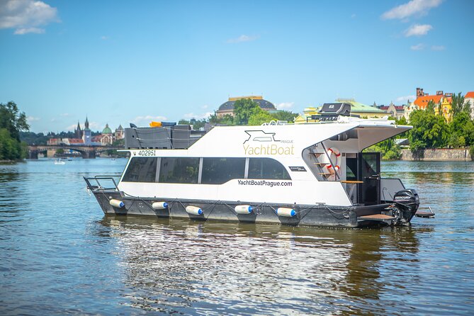 VIP Prague YachtBoat ONE Experience: All-You-Can-Drink - A private boat, not a standard Prague cruise