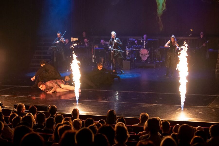 Vivaldianno The Show in Theatre Hybernia - 3D projections fill the auditorium