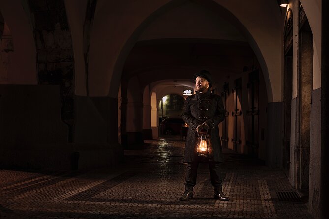 Walking Night Tour Ghost Stories and Legends of Prague's Old Town - The medieval cemetery at the edge of the route