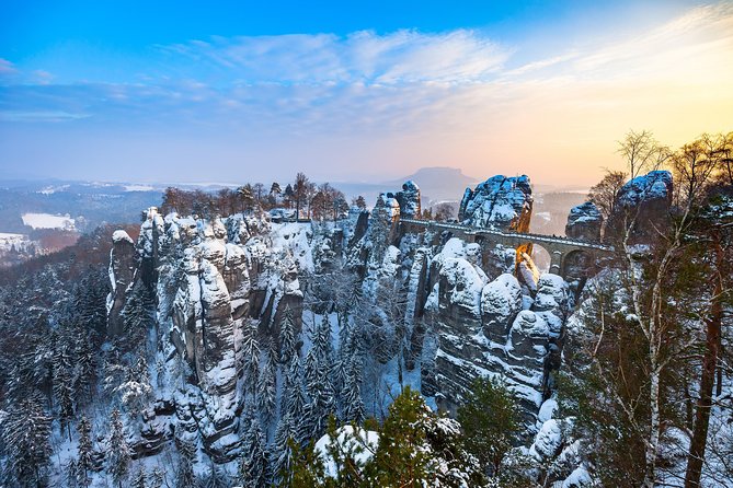 Winter Fairytale The BEST of Bohemian & Saxon Switzerland Hiking Tour - Hiking through Bohemian Switzerland National Park
