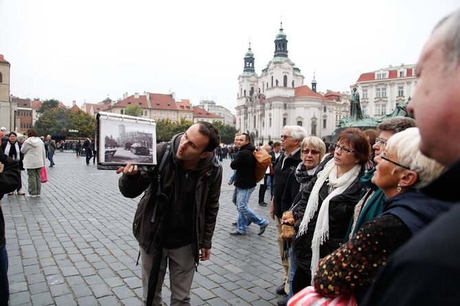 WWII in Prague Tour & The Crypt of Operation Anthropoid - Entering the medieval air-raid shelter